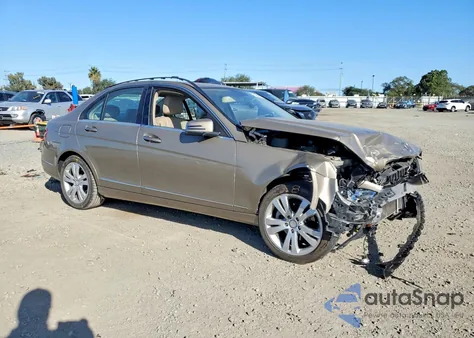 2011 Mercedes-Benz C 300 from USA, damaged, VIN WDDGF5EBXBR161058